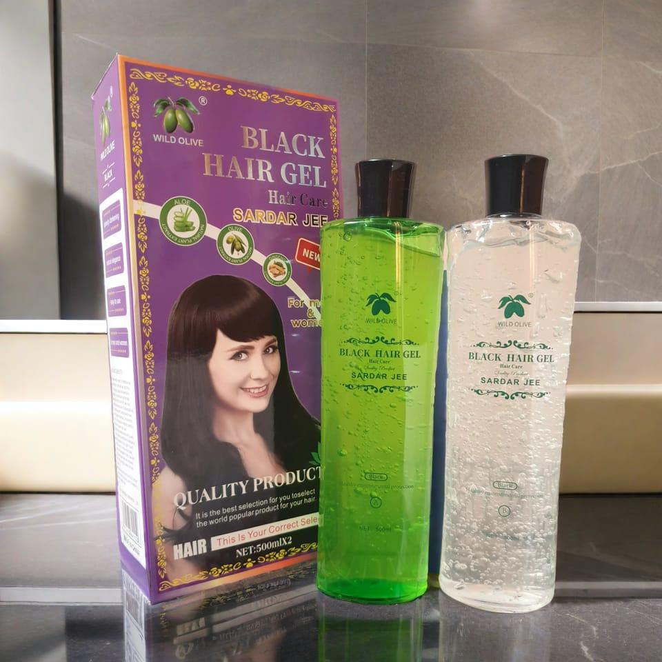 Sardar Jee Dark/Black Hair Colour Shampoo/Gel -1000ml