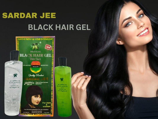 Sardar Jee Dark/Black Hair Colour Shampoo/Gel -1000ml